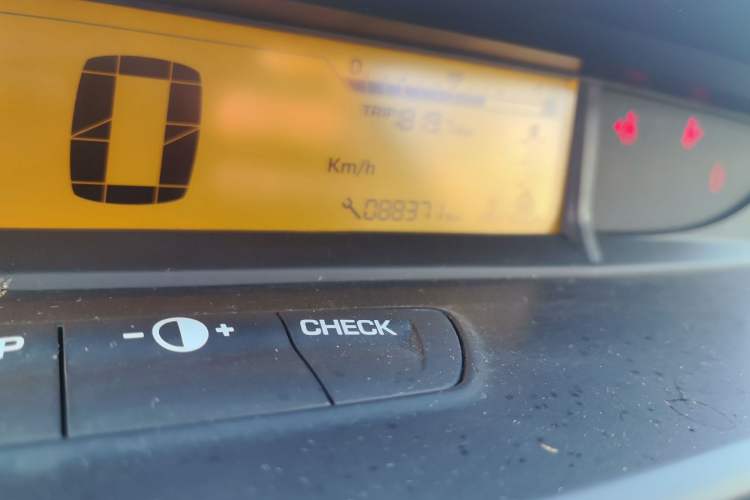 Used Citroen C-Quatre 2013 Sedan 1.6L Manual - Prestige Model Odometer Close Up