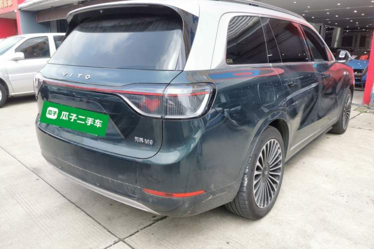 Used Hima AITO M9 2024 Range-Extended Ultra Version 42 kWh 6-Seater Model Rear Right 45 Deg