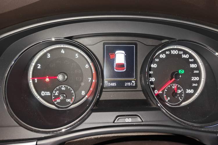 Used Volkswagen Teramont 2019 380TSI Four-Wheel Drive Luxury Version China VI Standard Instrument Cluster