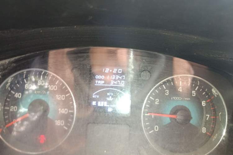 Used Jinbei New Hiace X30L 2016 1.3L Wealth Edition DLCG12 Odometer Close Up