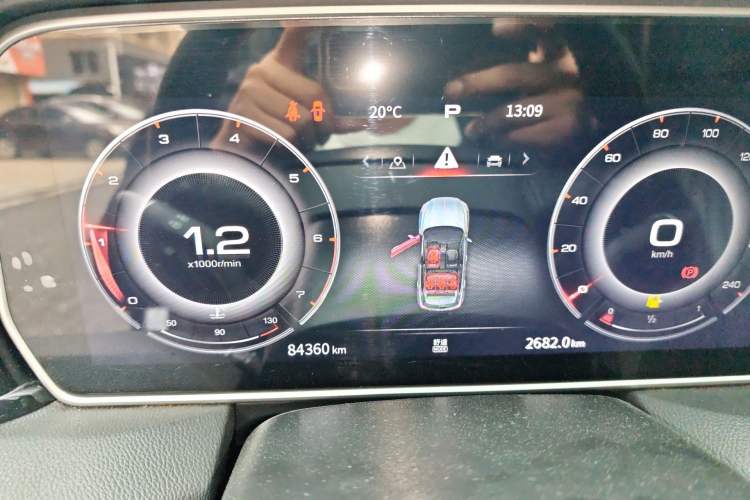 Used Hongqi HS5 2022 2.0T Smart Connect Flagship Edition Instrument Cluster