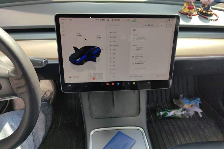 Used Tesla Model 3 2022 Rear-Wheel-Drive Version Audio And AC Panel