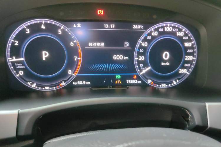 Used Volkswagen Teramont 2017 380TSI Four-Wheel Drive Luxury Edition Instrument Cluster