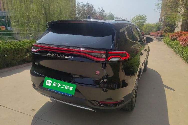 Used BYD Tang 2019 2.0T Automatic SmartConnect Luxury 7-Seater China VI Standard Rear Right 45 Deg