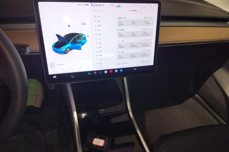 Used Tesla Model 3 2020 Revised Version Standard Range Rear-Wheel Drive – Upgraded Edition Audio And AC Panel