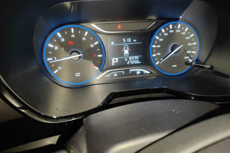 Used GAC Trumpchi GS4 2018 235T Automatic Two-Wheel Drive Elite Edition Odometer Close Up