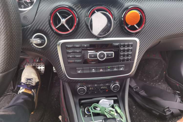 Used Mercedes-Benz A AMG 2014 AMG A 45 4MATIC Audio And AC Panel