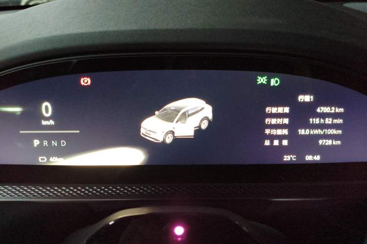 Used Zeekr 7X 2025 100 kWh Long-Range Rear-Wheel Drive with Intelligent Driving Features Instrument Cluster