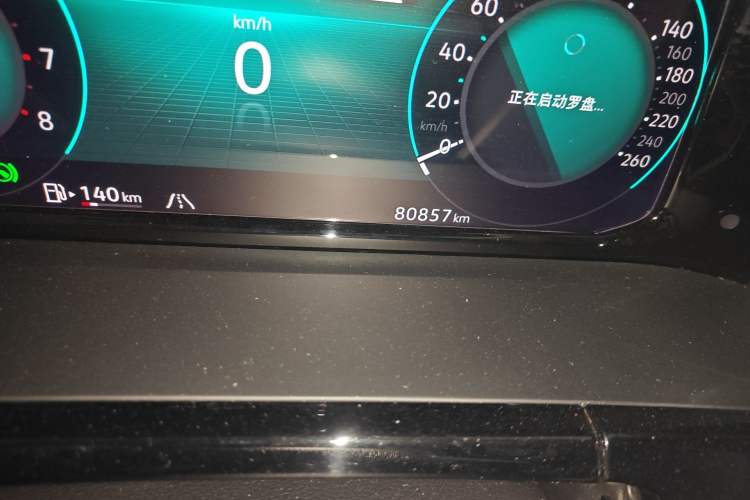 Used Volkswagen Teramont 2021 380TSI Four-Wheel Drive Prestige Luxury Edition Odometer Close Up