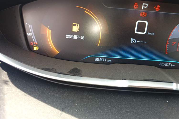 Used Peugeot 4008 2019 Revised Version 360THP – First Edition Odometer Close Up