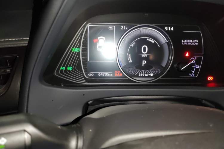 Used Lexus UX New Energy 2020 300e Pure·Joy Edition Odometer Close Up