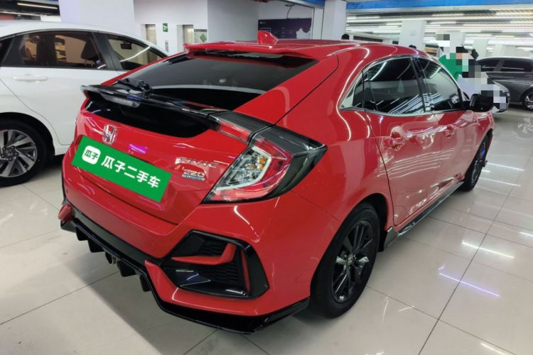 Used Honda Civic 2021 HATCHBACK 220TURBO CVT New Trendsetter Rear Right 45 Deg