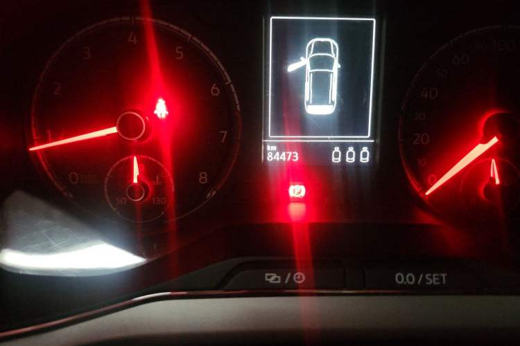 Used Volkswagen T-Cross 2019 1.5L Automatic Comfort Edition Odometer Close Up