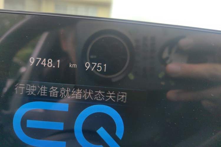 Used Mercedes-Benz EQA 2022 EQA 260 Odometer Close Up