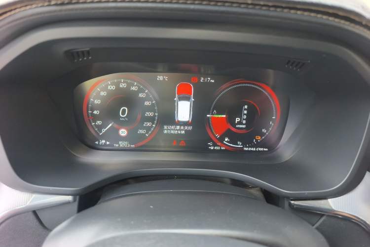 Used Volvo XC60 New Energy 2019 T8 E-Drive Hybrid Intelligent Luxury Sport Edition China V Standard Instrument Cluster