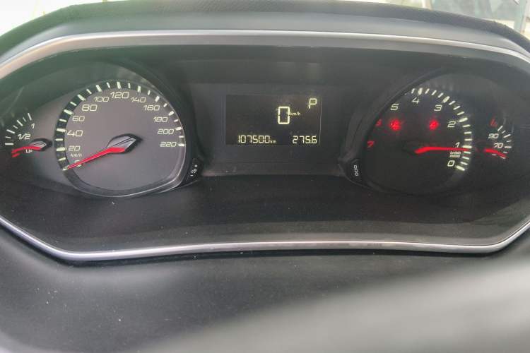 Used Peugeot 308 2016 1.6L Automatic Fashion Edition Odometer Close Up