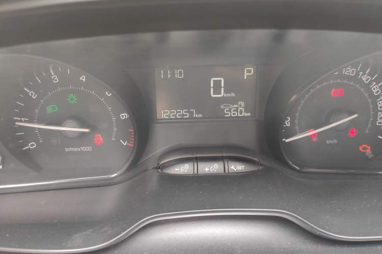 Used Peugeot 2008 2014 1.6L Automatic Trend Edition Odometer Close Up