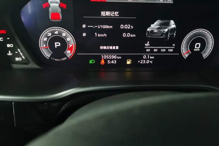 Used Audi Q3 2019 45 TFSI quattro Luxury Dynamic Edition Odometer Close Up