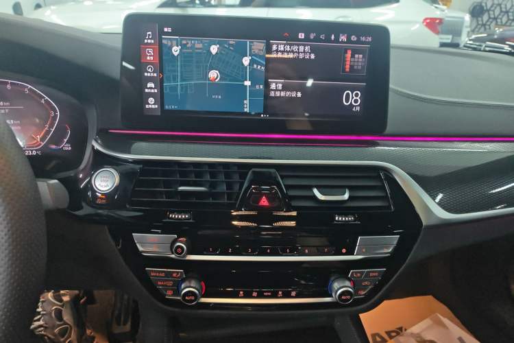 Used BMW 5 Series 2022 Restyled 525i M Sport Package Audio And AC Panel