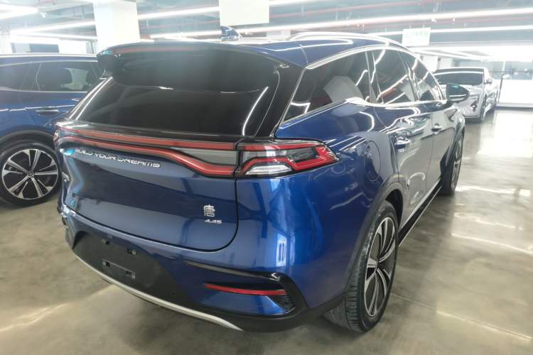 Used BYD Tang New Energy 2022 EV 635 km All-Wheel-Drive Flagship Model Rear Right 45 Deg