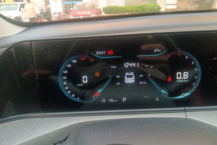 Used CHANGAN Eado 2023 Changan Edition PLUS Blue Whale NE 1.4T GDI DCT Prestige Version Instrument Cluster