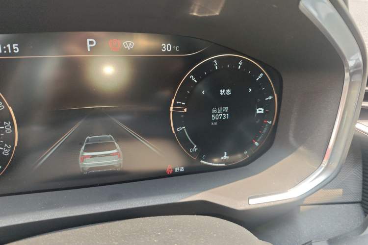 Used Lynk & Co 01 2021 2.0TD Two-Wheel-Drive Pro Trim Odometer Close Up