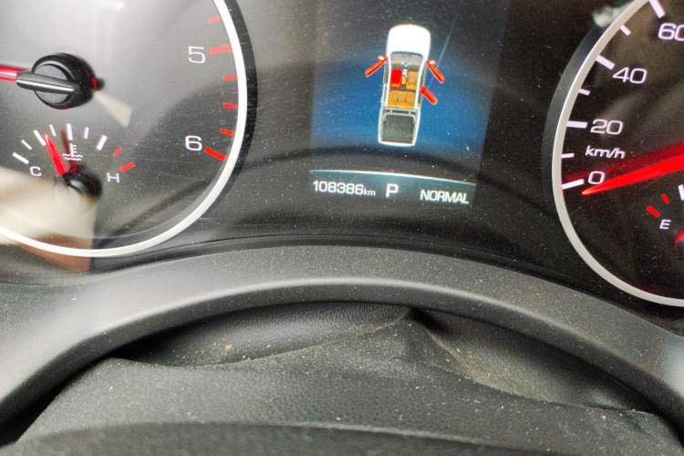 Used Great Wall Poer 2021 2.0T Commercial Version Automatic Diesel Two-Wheel Drive Elite Trim with Long Bed – GW4D20M Odometer Close Up