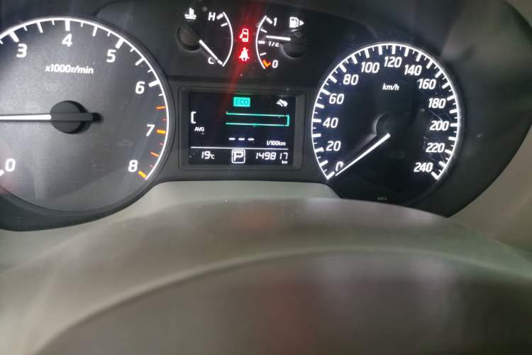 Used Nissan Sylphy 2012 1.6 XL CVT Luxury Edition Odometer Close Up