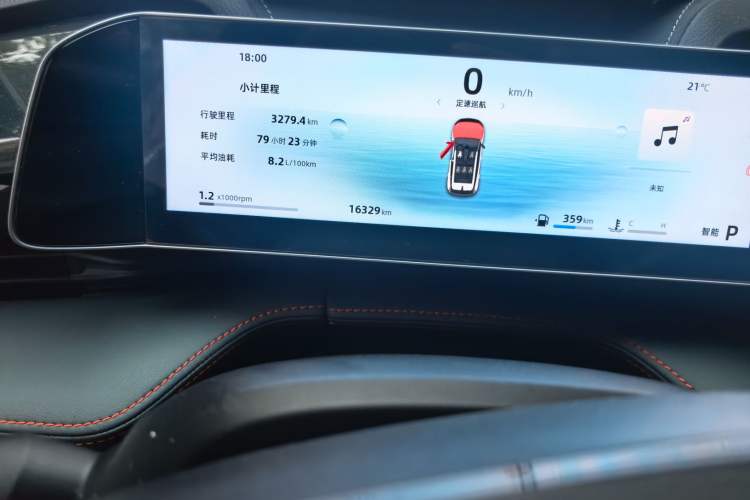 Used Geely Auto Emgrand X7 Sport 2024 1.5TD Dragon Edition Odometer Close Up