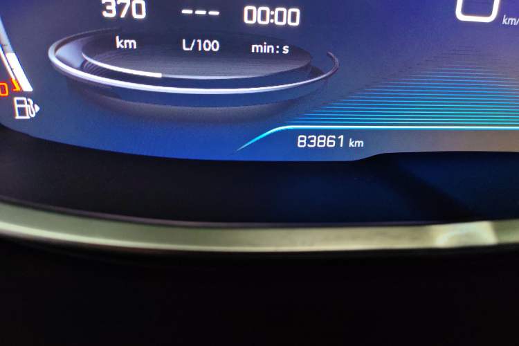 Used Peugeot 5008 2021 400THP 7-Seater Powerful Edition Odometer Close Up