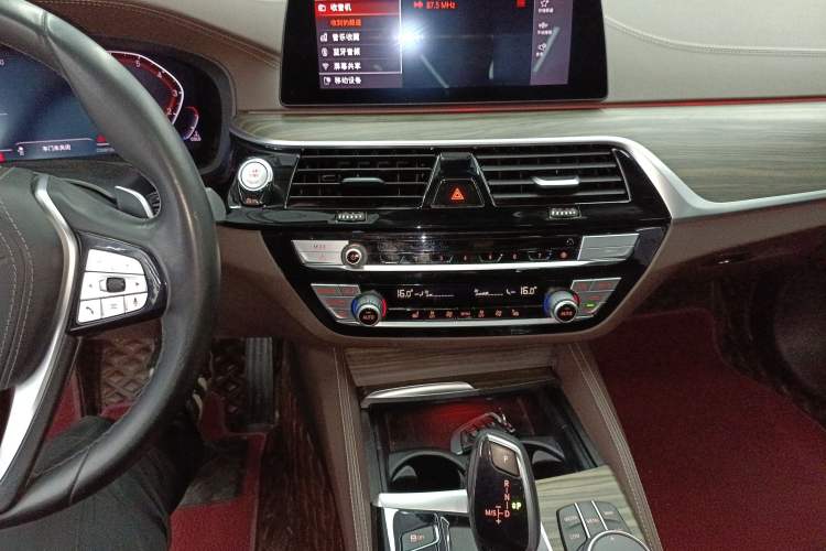 Used BMW 5 Series 2020 530Li Leading Edition Luxury Package Audio And AC Panel