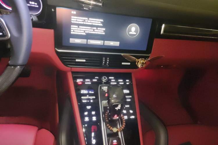 Used Porsche Cayenne 2023 Cayenne 3.0T Platinum Edition Audio And AC Panel