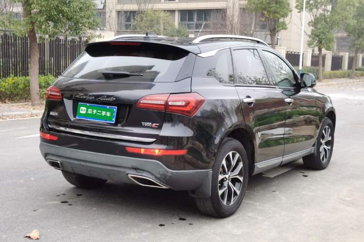 Used Zotye T600 Coupe 2017 1.5T Automatic Luxury Model Rear Right 45 Deg