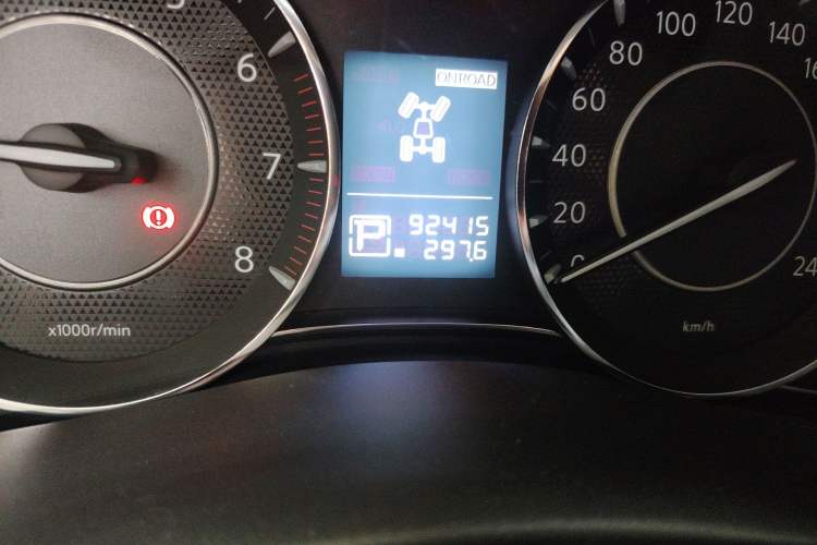 Used Nissan Patrol 2018 4.0L LinkedIn Edition Odometer Close Up