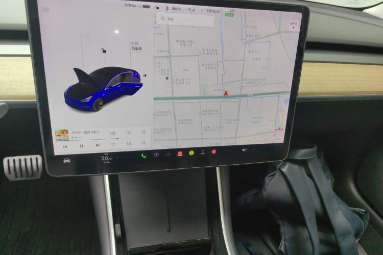 Used Tesla Model 3 2020 Revised Version Standard Range Rear-Wheel Drive – Upgraded Edition Audio And AC Panel