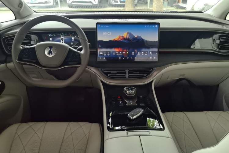 Used Denza D9 2022 DM-i 970 Four-Wheel Drive Flagship Model Center Console