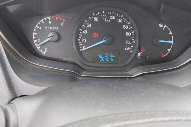 Used Ford Escort 2015 1.5L Manual Comfort Model Odometer Close Up