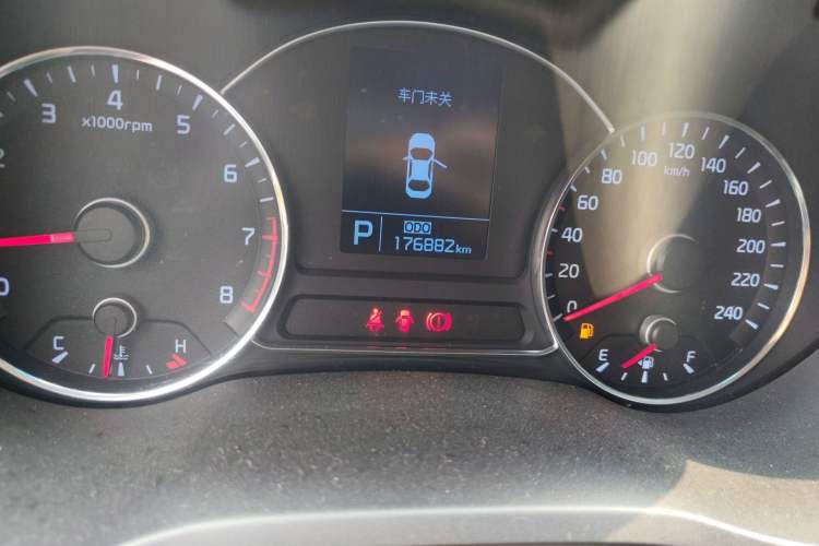 Used Kia K3 2013 1.6L Automatic GLS Odometer Close Up