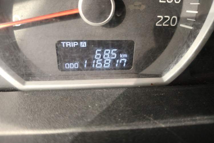 Used Kia Sportage 2013 2.0L Manual Two-Wheel Drive GL Trim Odometer Close Up