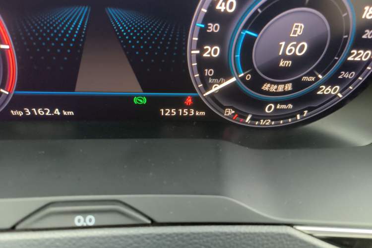 Used Volkswagen Magotan 2018 380TSI DSG Flagship Edition Odometer Close Up