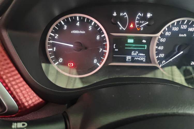 Used Nissan Lannia 2018 1.6L CVT Smart Cool Trendy Audio Model Odometer Close Up