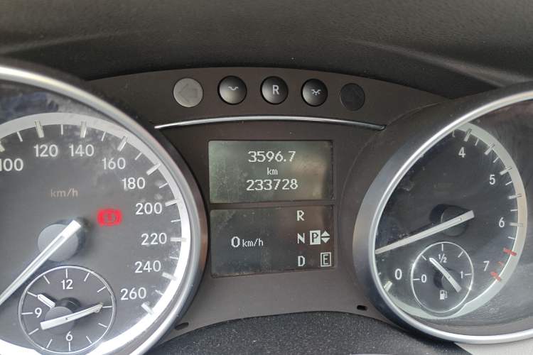 Used Mercedes-Benz R-Class 2017 R 320 4MATIC Business Edition Prestige Model Odometer Close Up