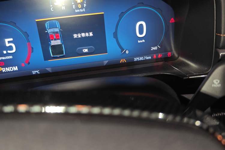 Used Ford Ranger 2023 Trailblazer 4x4 Automatic Version – Gasoline Odometer Close Up