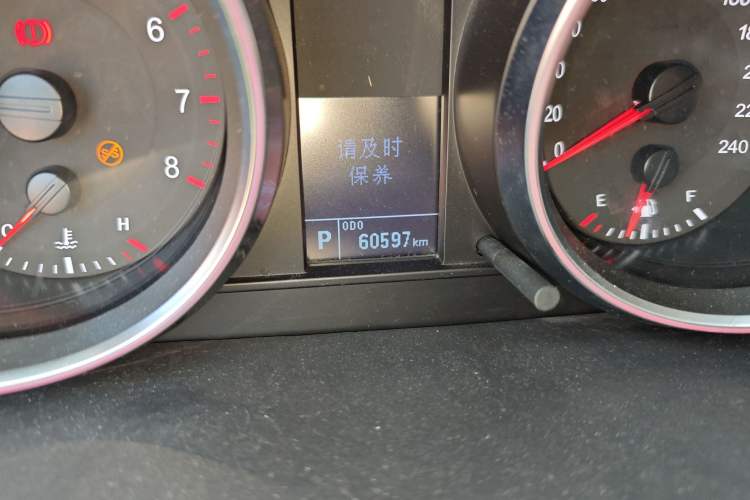 Used Haval M6 2017 1.5T Automatic Two-Wheel Drive Urban Model Odometer Close Up