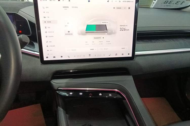 Used Zeekr 001 2022 Ultra-Long Range Single-Motor WE Version Audio And AC Panel