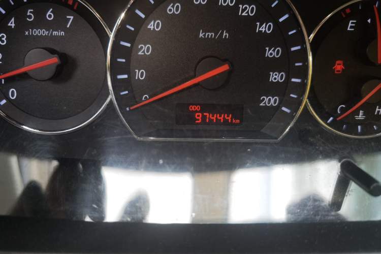 Used CHANGAN Alsvin V3 2012 1.3L Manual Standard Edition Odometer Close Up