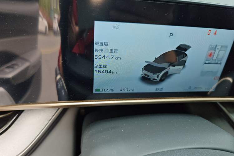 Used Hongqi Tiangong 08 2025 730 Max Rear-Drive Version Odometer Close Up