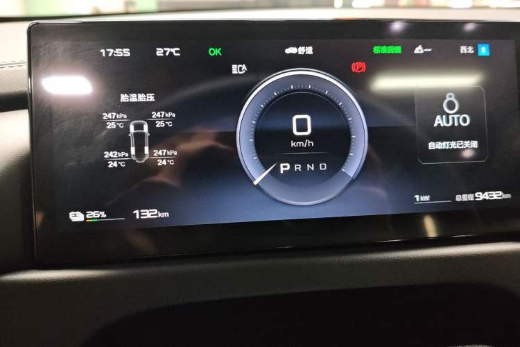 Used Formula Leopard Titanium 3 2025 501KM All-Wheel Drive Intelligent Driving Ultra Version Instrument Cluster