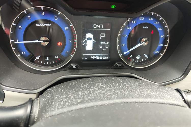 Used Geely Auto Vision X3 2019 Upgraded Model 1.5L CVT Elite Version Odometer Close Up