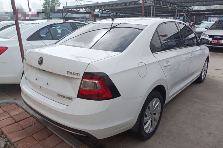 Used Skoda Rapid 2018 1.6L Manual Comfort Edition Rear Right 45 Deg